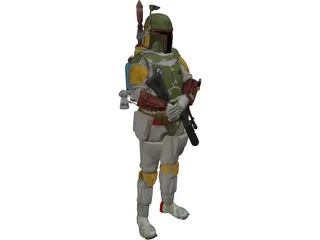 Boba Fett 3D Model