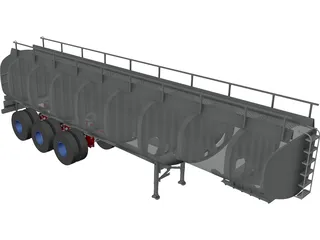 Fuel Transport Tank 3D Model