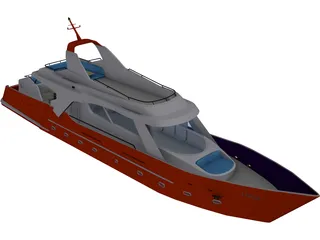 Boat 3D Model