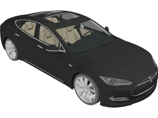 Tesla Model S 3D Model