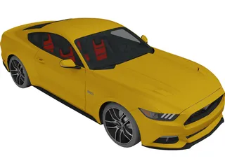 Ford Mustang GT 3D Model