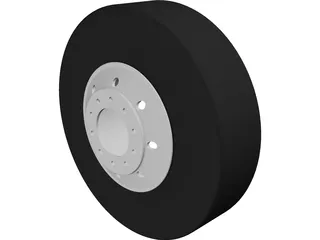 M853 Tire 3D Model