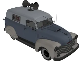 Chevrolet Panel Van (1951) 3D Model