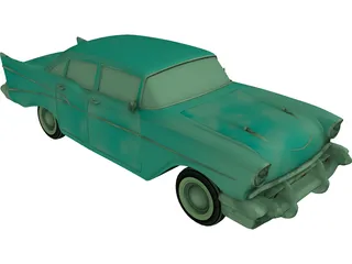 Chevrolet Bel Air Classic (1952) 3D Model