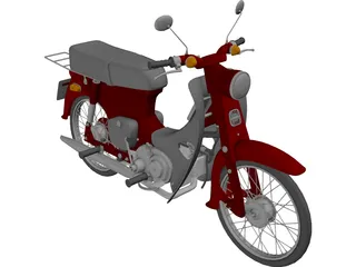 Moped 3D Model