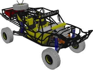 Trophy Truck 3D Model