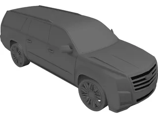 Cadillac Escalade (2017) 3D Model
