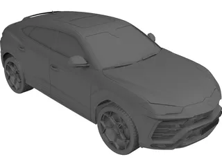Lamborghini Urus (2018) 3D Model