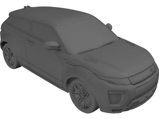 Land Rover Evoque (2018) 3D Model