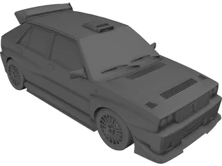 Lancia Delta HF Integrale Evoluzione 3D Model