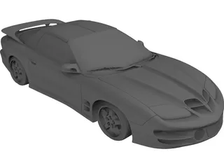 Pontiac Firebird Trans Am WS6 3D Model