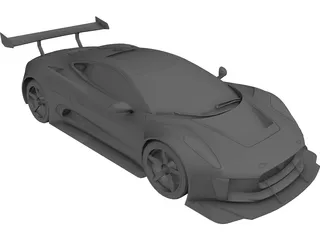 Jaguar C-X75 R3 Spec (2017) 3D Model