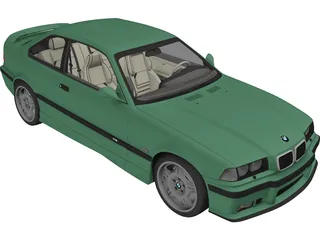 BMW M3 E36 (1997) 3D Model