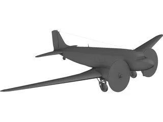 Douglas C-47 Skytrain 3D Model