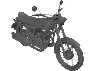 Jawa 350-634 (1978) 3D Model