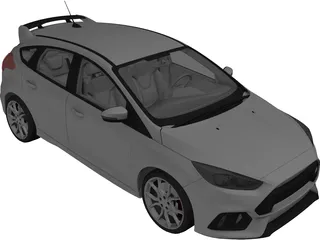 Ford Focus (2016) 3D Model