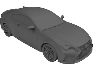 Lexus RC350 Coupe (2015) 3D Model