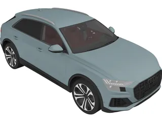Audi Q8 (2019) 3D Model