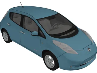 Nissan Leaf (2015) 3D Model