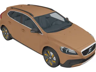 Volvo V40 Cross Country (2013) 3D Model