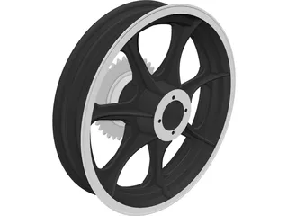 Merrelli Rear Wheel 3D Model