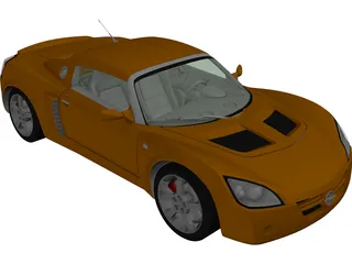 Opel Speedster Turbo (2004) 3D Model