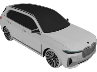 BMW X7 Concept (2017) 3D Model