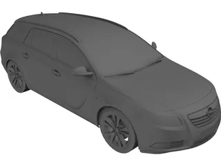 Opel Insignia Wagon 3D Model