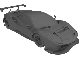 Ferrari 488 GT3 3D Model