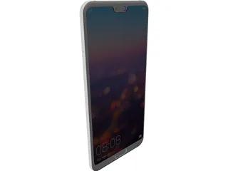 Huawei P20 Pro 3D Model