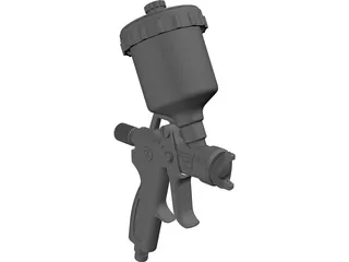 HVLP Spray Gun Top Feed 3D Model