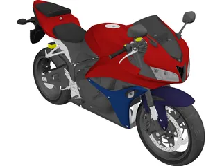 Honda CBR 600RR (2009) 3D Model