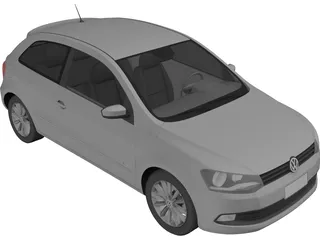 Volkswagen Polo (2013) 3D Model