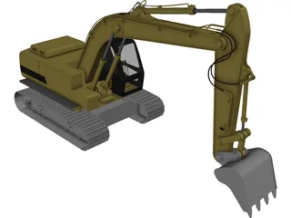 Excavator 3D Model