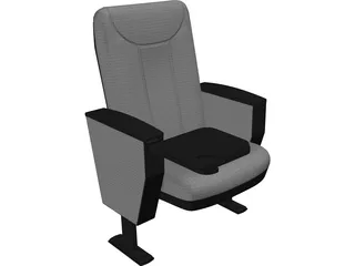 Cinema Chair Ey-145 3D Model