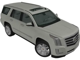 Cadillac Escalade ESV Platinum (2015) 3D Model