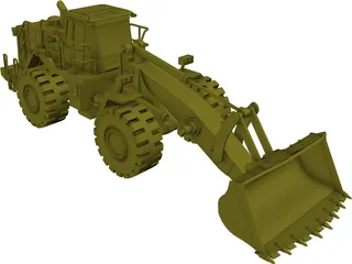 Caterpillar 988H Wheel Loader 3D Model