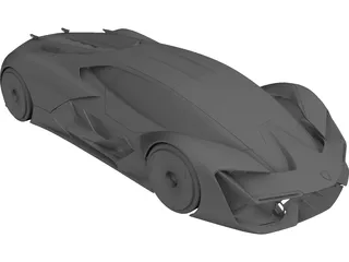 Lamborghini Terzo Millennio 3D Model