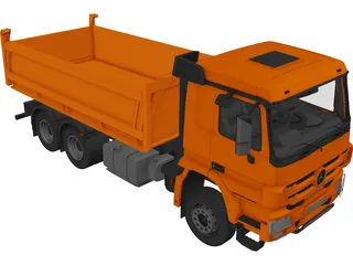 Mercedes-Benz Dump Truck 3D Model