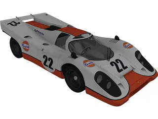 Porsche 917K (1969) 3D Model