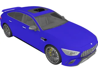 Mercedes-AMG GT 63 S 4MATIC+ 4-Door Coupe (2019) 3D Model