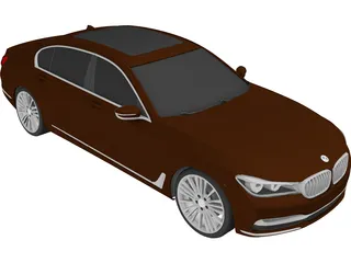 BMW 750Li (2016) 3D Model
