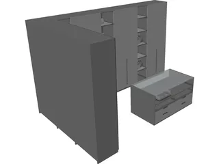 Closet 3D Model