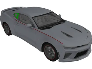 Chevrolet Camaro SS (2016) 3D Model