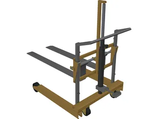 Hand Forklift 3D Model