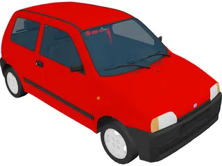 Fiat Cinquecento 3D Model
