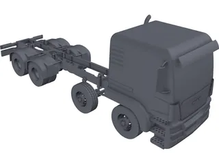 MAN TGS Truck 8x4 3D Model