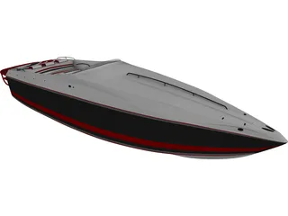 Speed Boat 3D Model