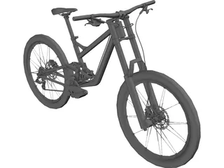 Downhill Bike 3D Model
