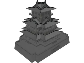 Chinese Castle 3D Model